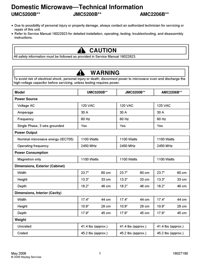 Maytag UMC5200B Series Manual