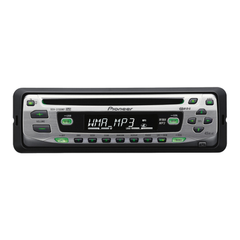 Pioneer DEH-3700MP User manual