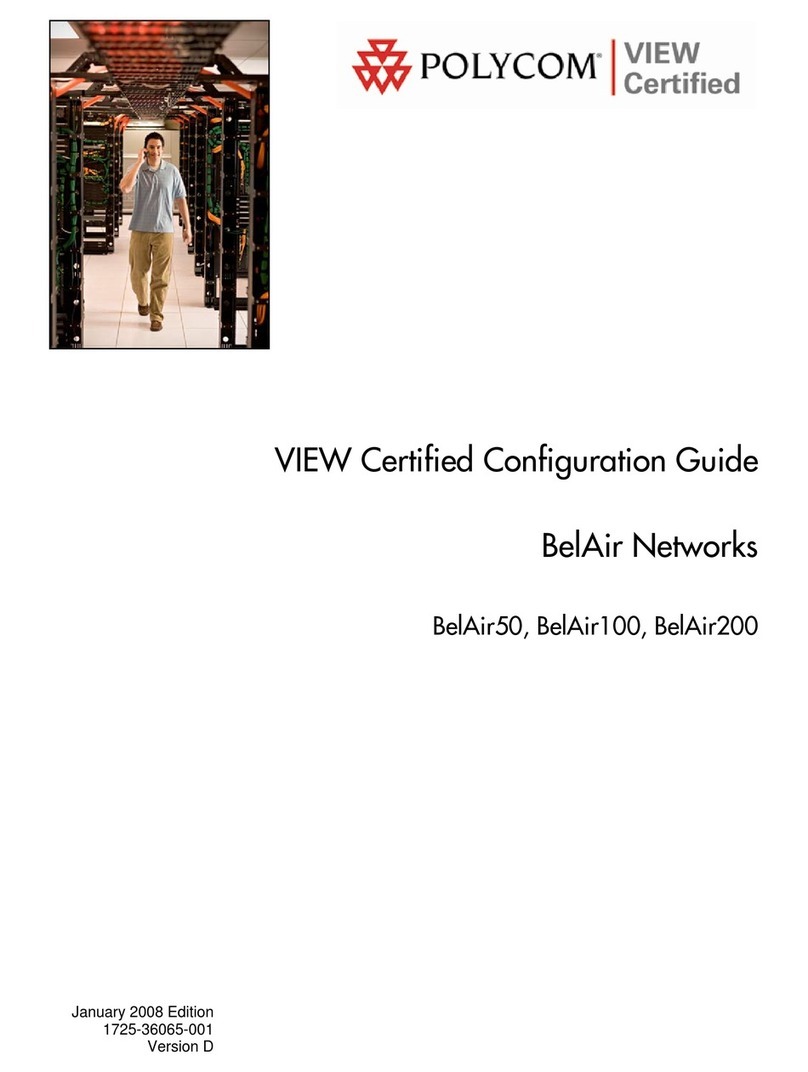 Polycom BelAir50 User manual