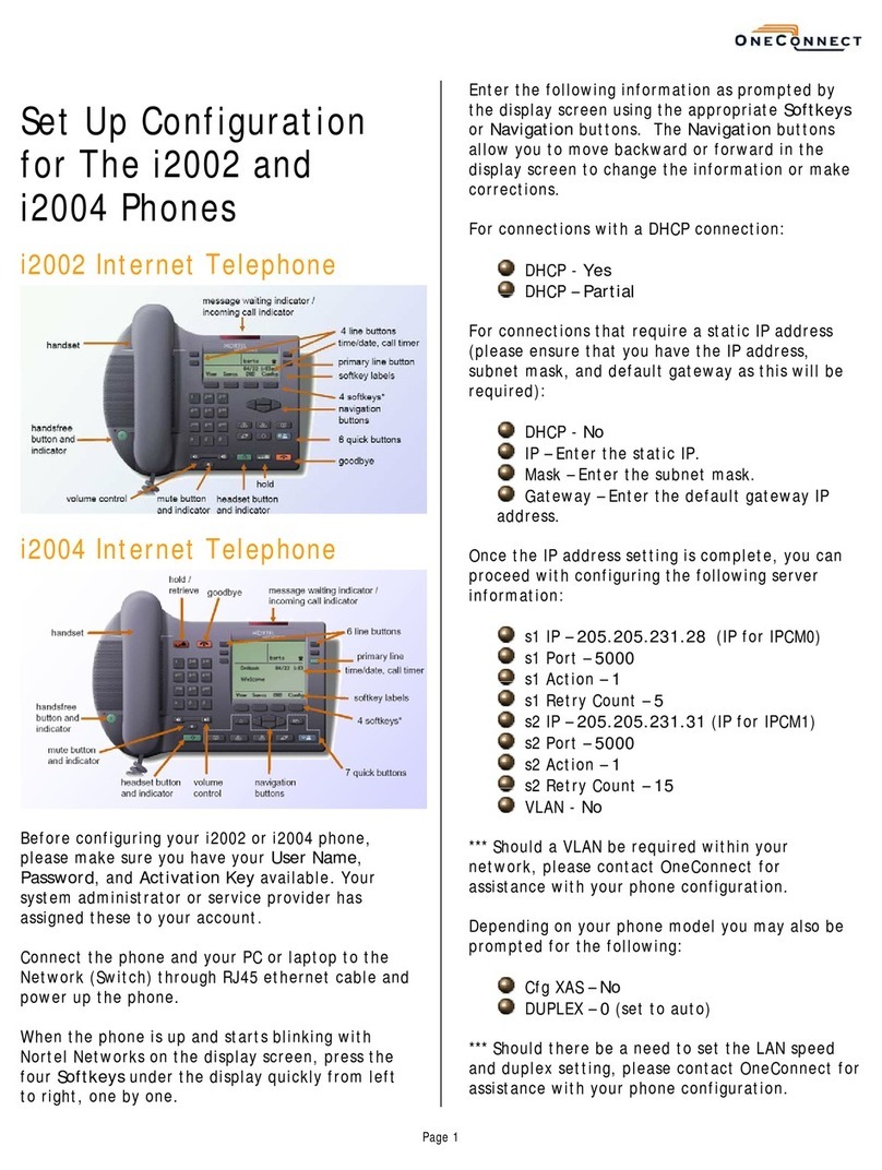 OneConnect i2002 Setup guide