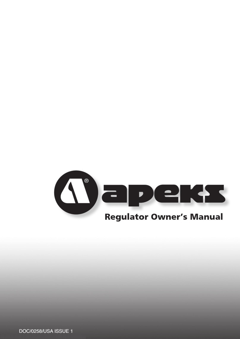 Apeks Regulator owner's manual