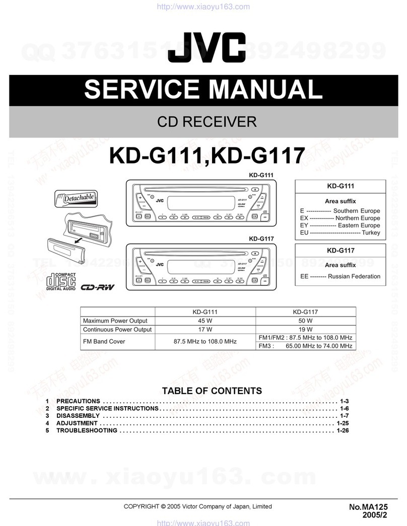 JVC KD-G111 User manual