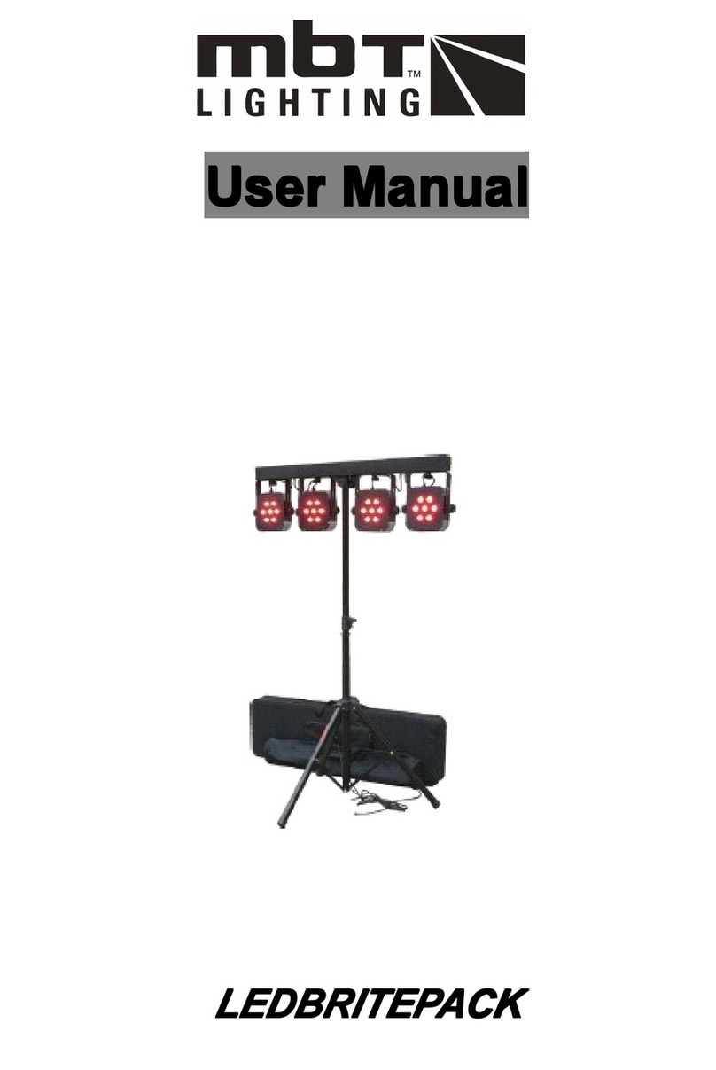 mbt Lighting LEDBRITEPACK user manual