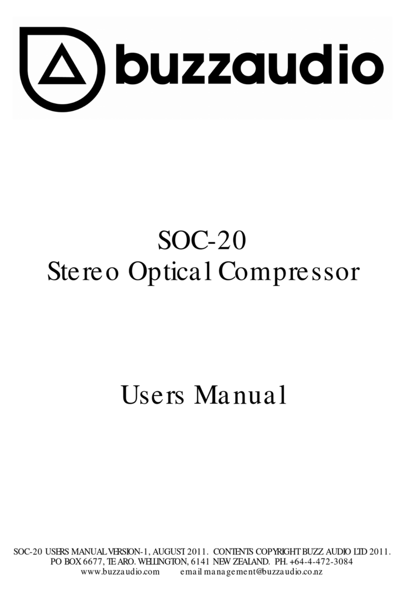 Buzzaudio SOC-20 user manual