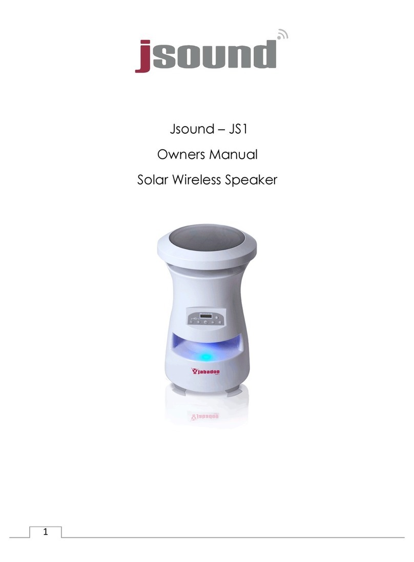 Jabadoo Jsound JS1 owner's manual