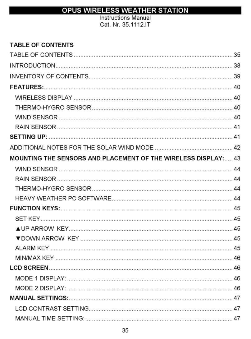 Opus 35.1112.IT instruction manual