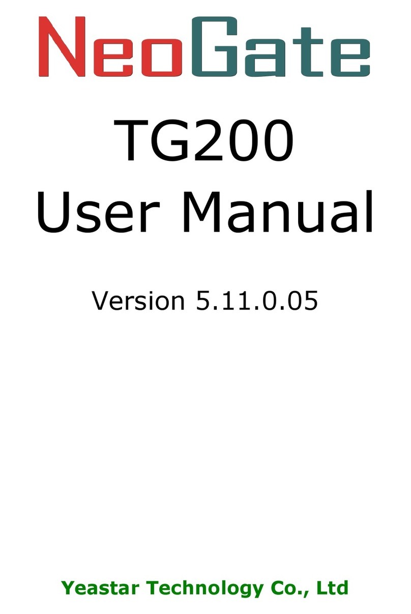 NeoGate TG200 user manual