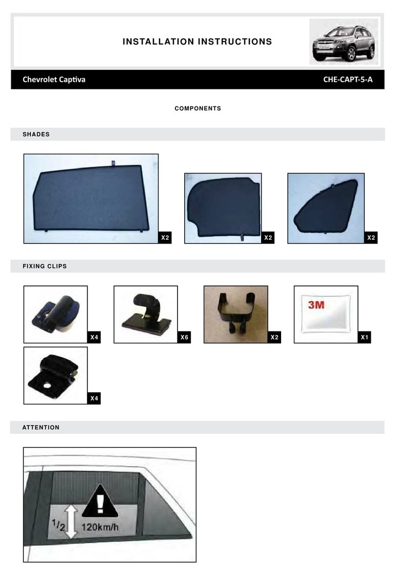 Chevrolet Captiva CHE-CAPT-5-A installation instructions