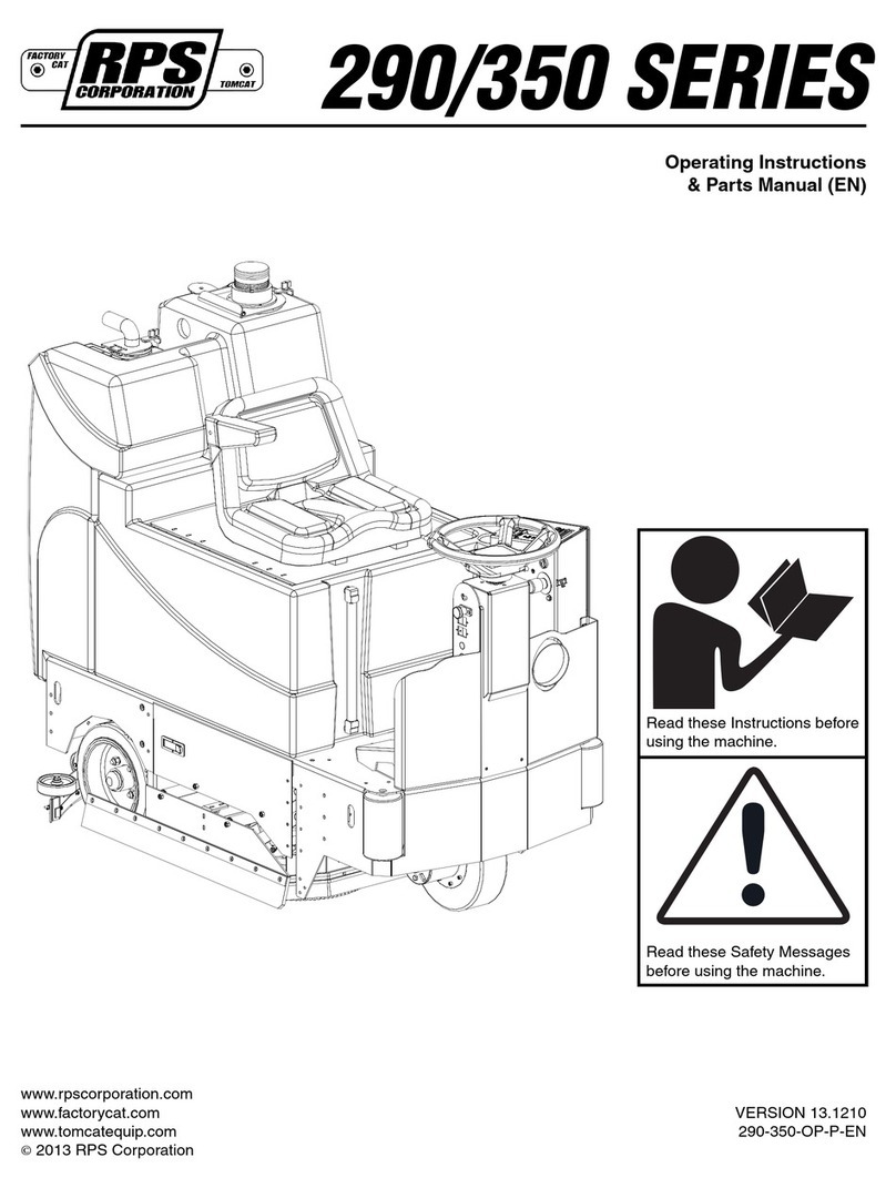 R.P.S. Corporation 290 Series Operating instructions & parts manual