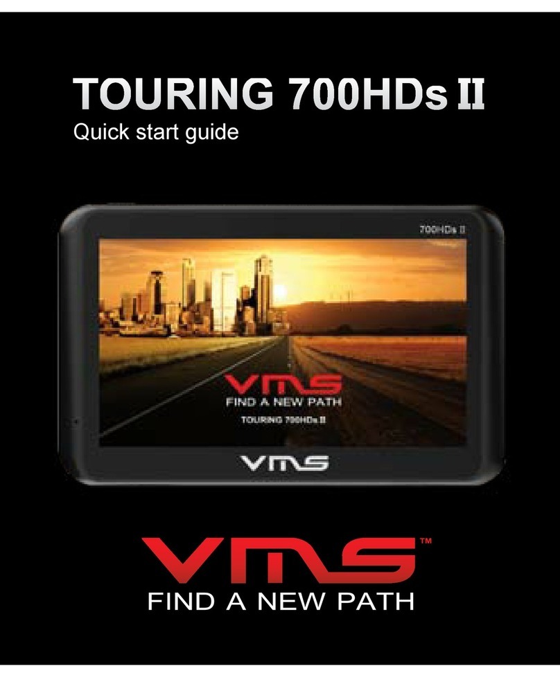 VMS Touring 700HDs II quick start guide