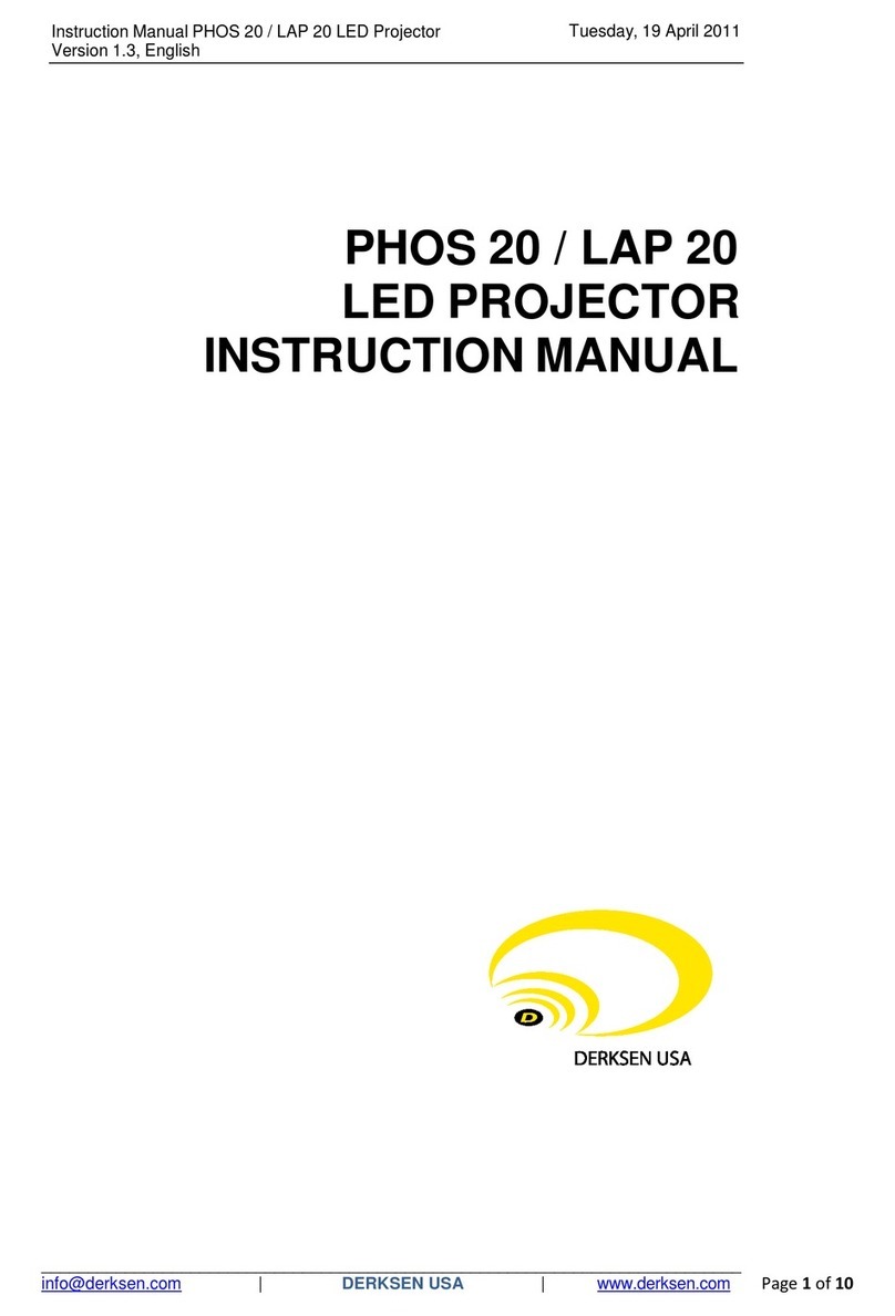 Derksen USA PHOS 20 User manual