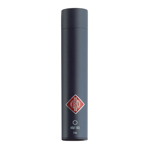 Neumann KM 183 Stereo User manual
