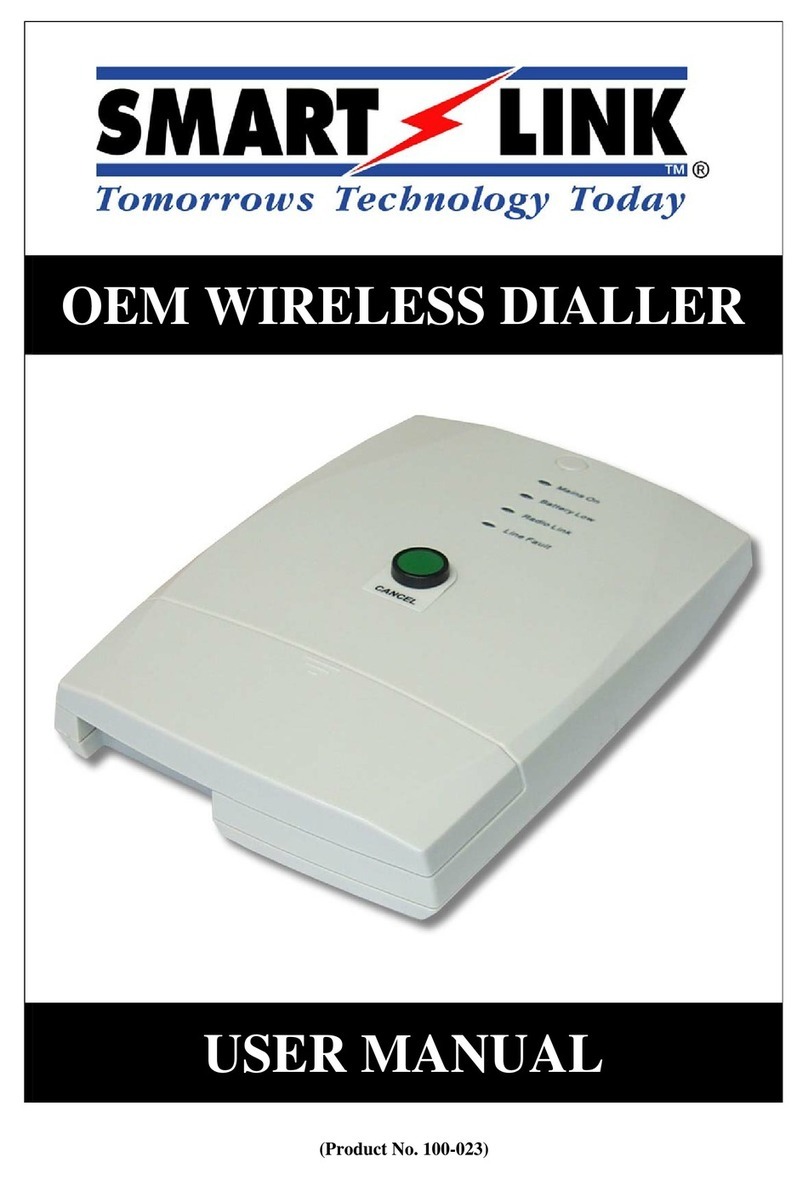 Smartlink OEM WIRELESS DIALLER User manual