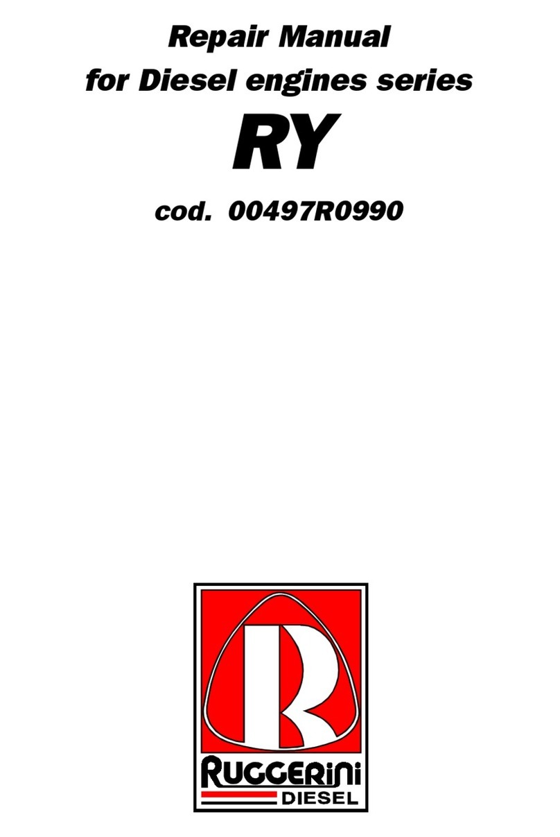 Ruggerini SERIES RY Repair manual