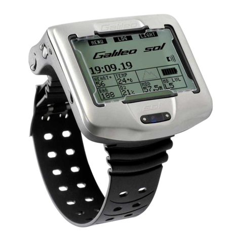 Uwatec Galileo sol user manual