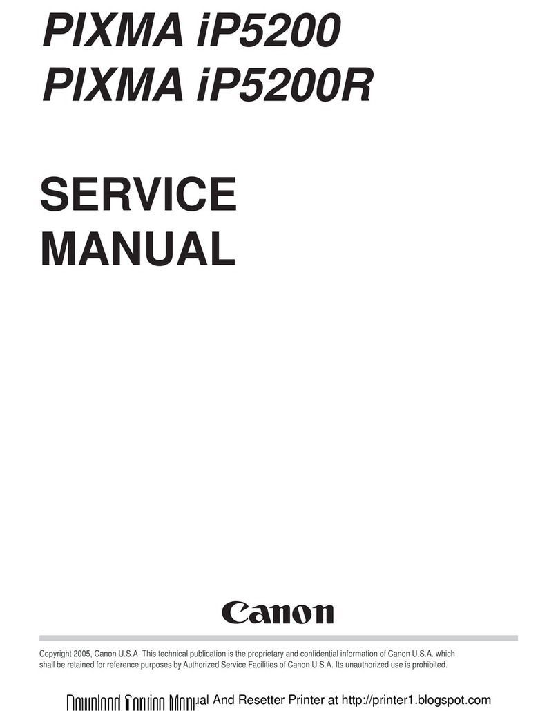 Canon iP5200R - PIXMA Color Inkjet Printer User manual