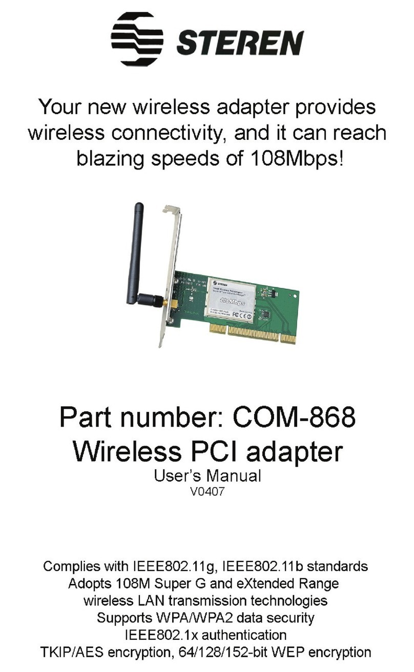 Steren Com-868 User manual