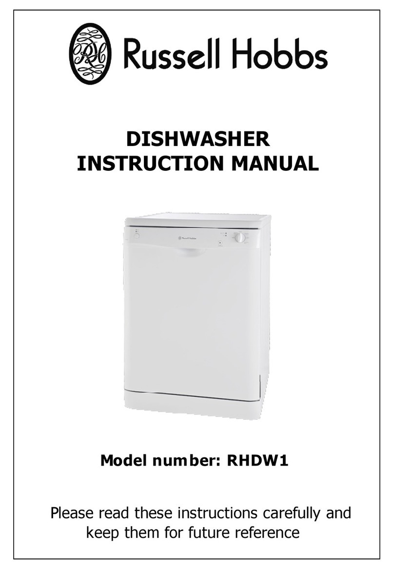 Russell Hobbs RHDW1 instruction manual