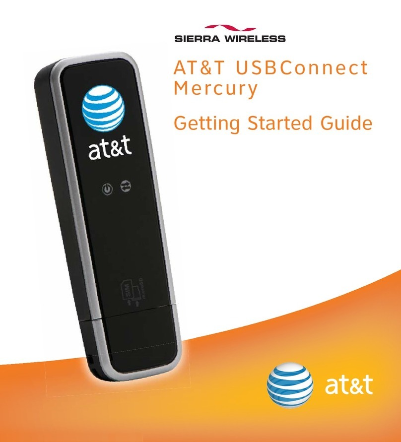 AT&T USBConnect Mercury Getting started guide