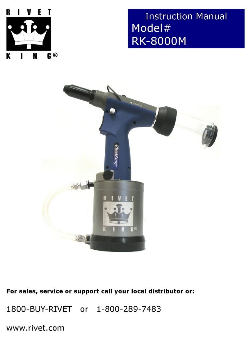 Rivet King RK-8000M instruction manual