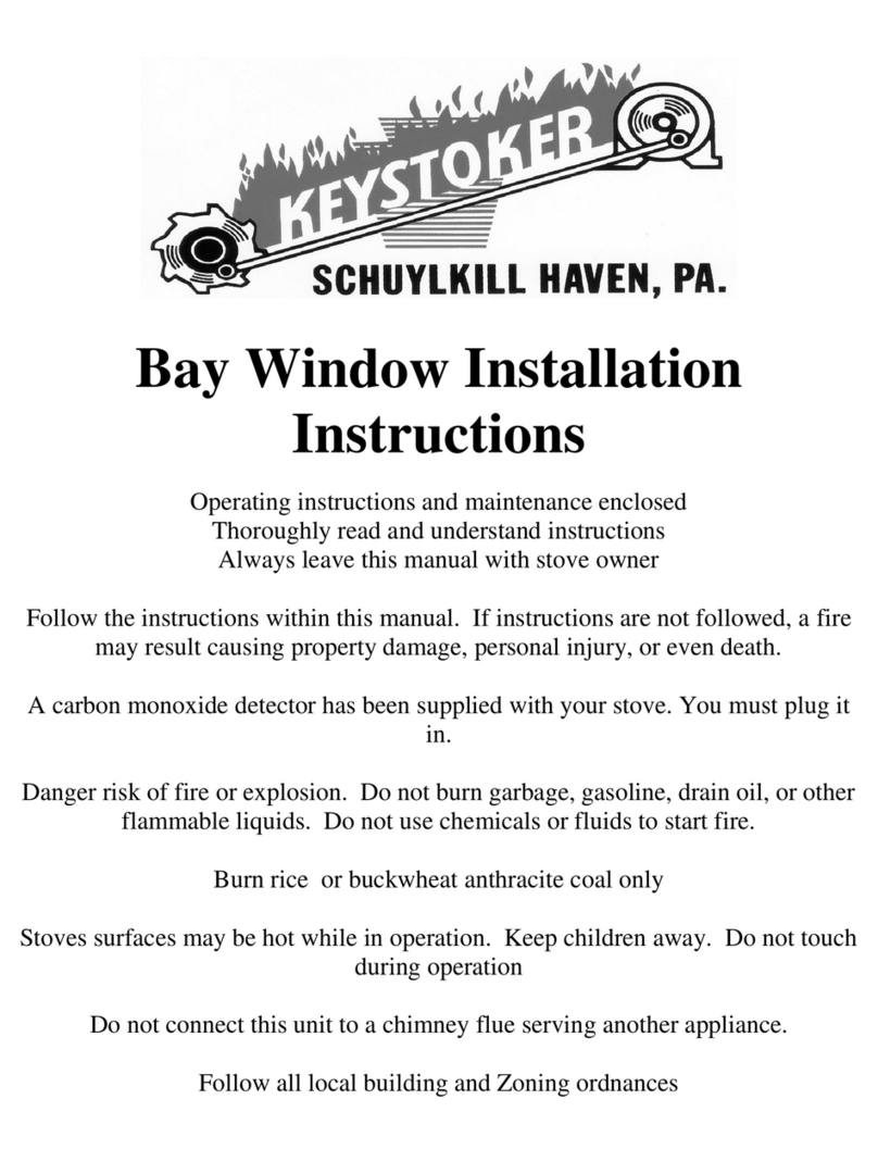 Keystoker Bay Window series installation instructions Keystoker Bay Window series installation instructions