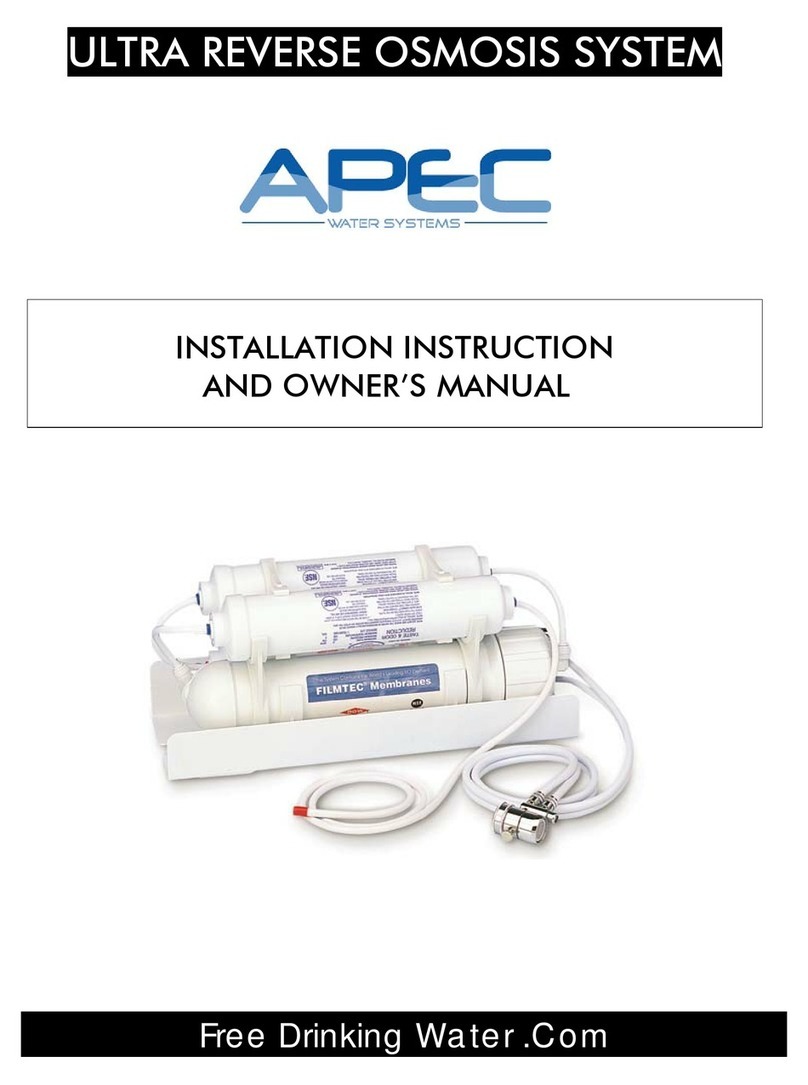 APEC ULTRA REVERSE OSMOSIS SYSTEM Quick start guide