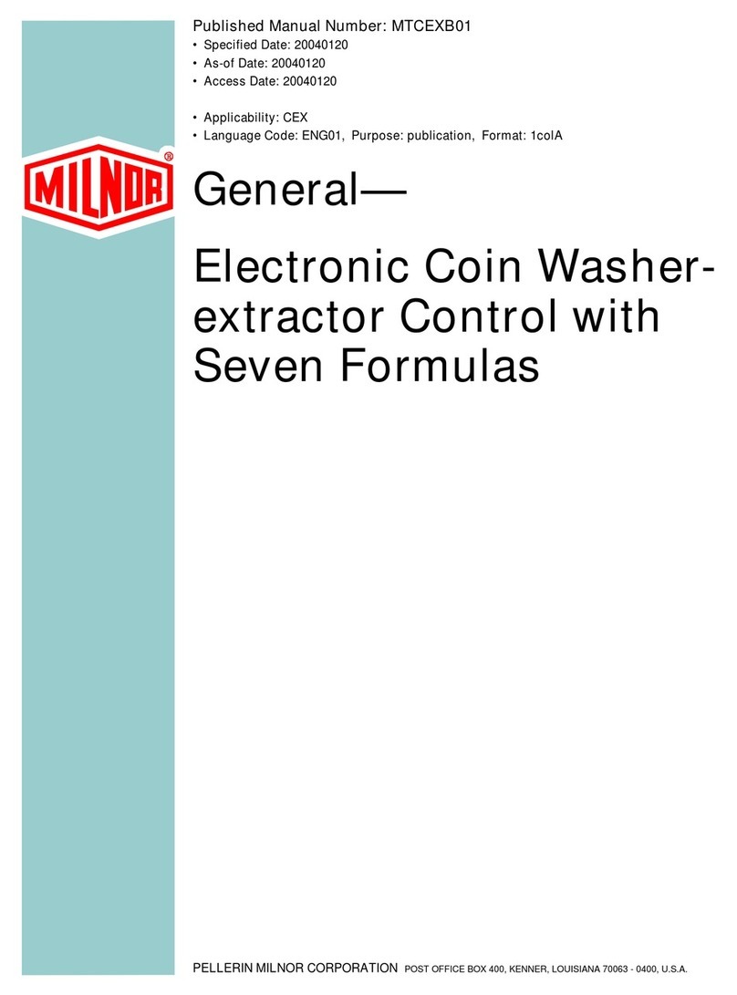 Milnor 30010CGE manual