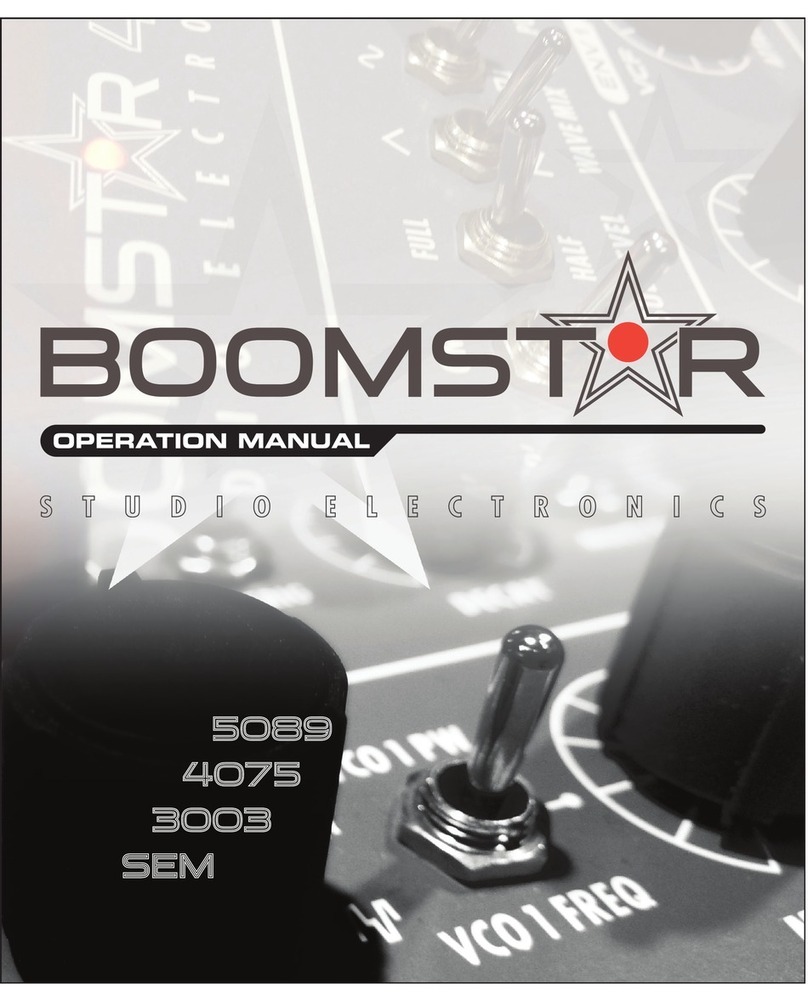 Boomstar 5089 Operation manual