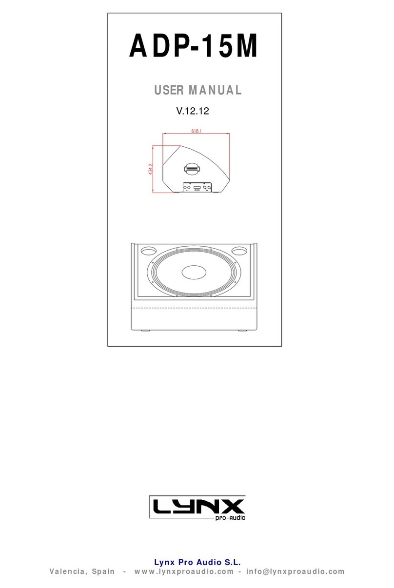 Lynx ADP-15M User manual Lynx ADP-15M User manual