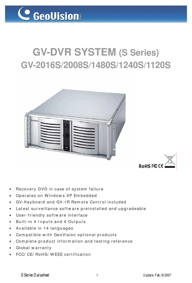 GeoVision GV-2016S datasheet
