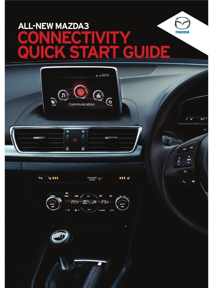 Mazda 2007 Mazdaspeed 3 Quich start guide