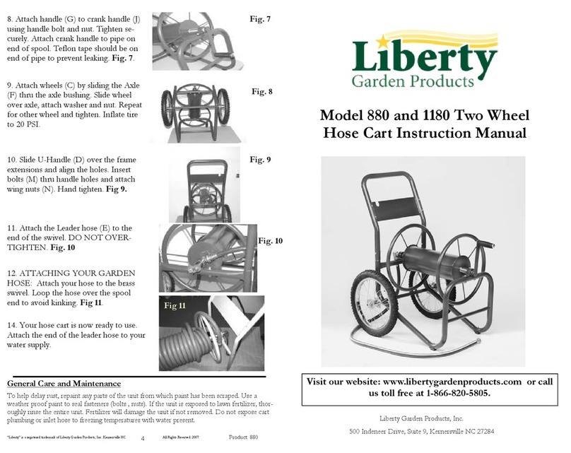 Liberty Garden 880 instruction manual