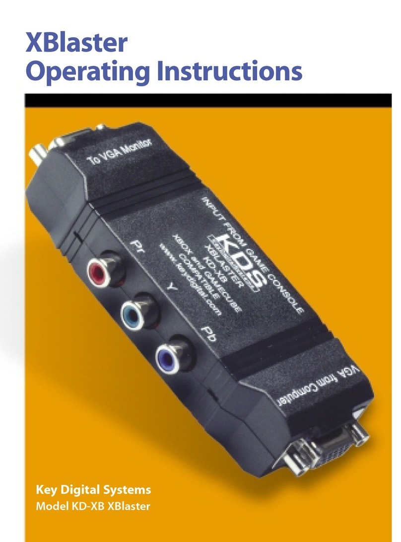 KDS KD-XB XBlaster operating instructions