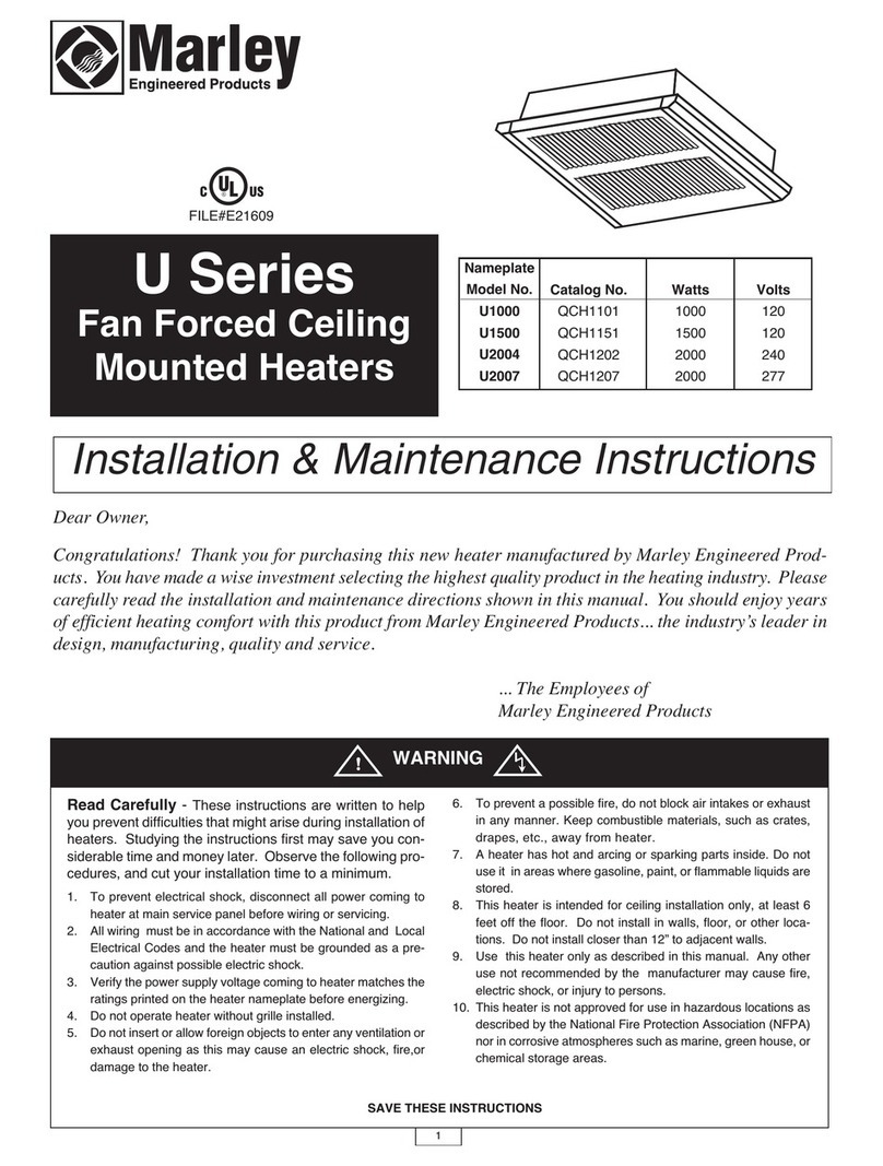 Marley U1000 Insallation & maintenance manual