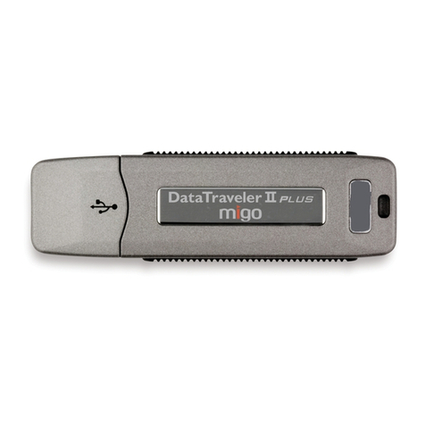 Kingston Technology DataTraveler II Plus Migo Edition quick start guide