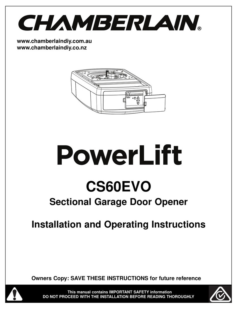 Power Lift CS60EVO Installation and operating instructions