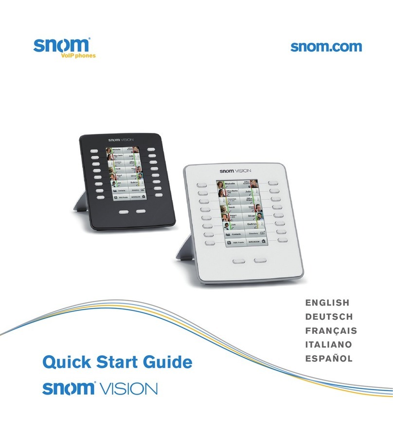 Snom Vision quick start guide