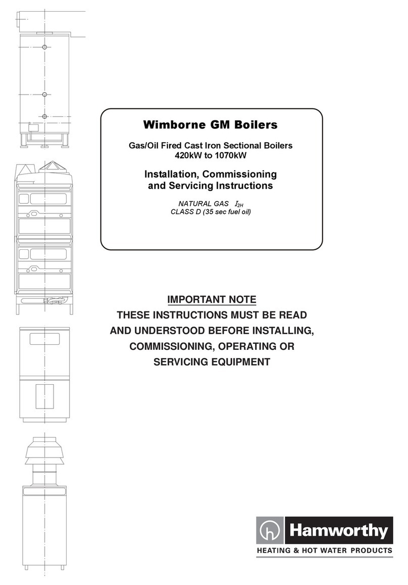 Wimborne GM series Installation, comissioning and servicing instructions