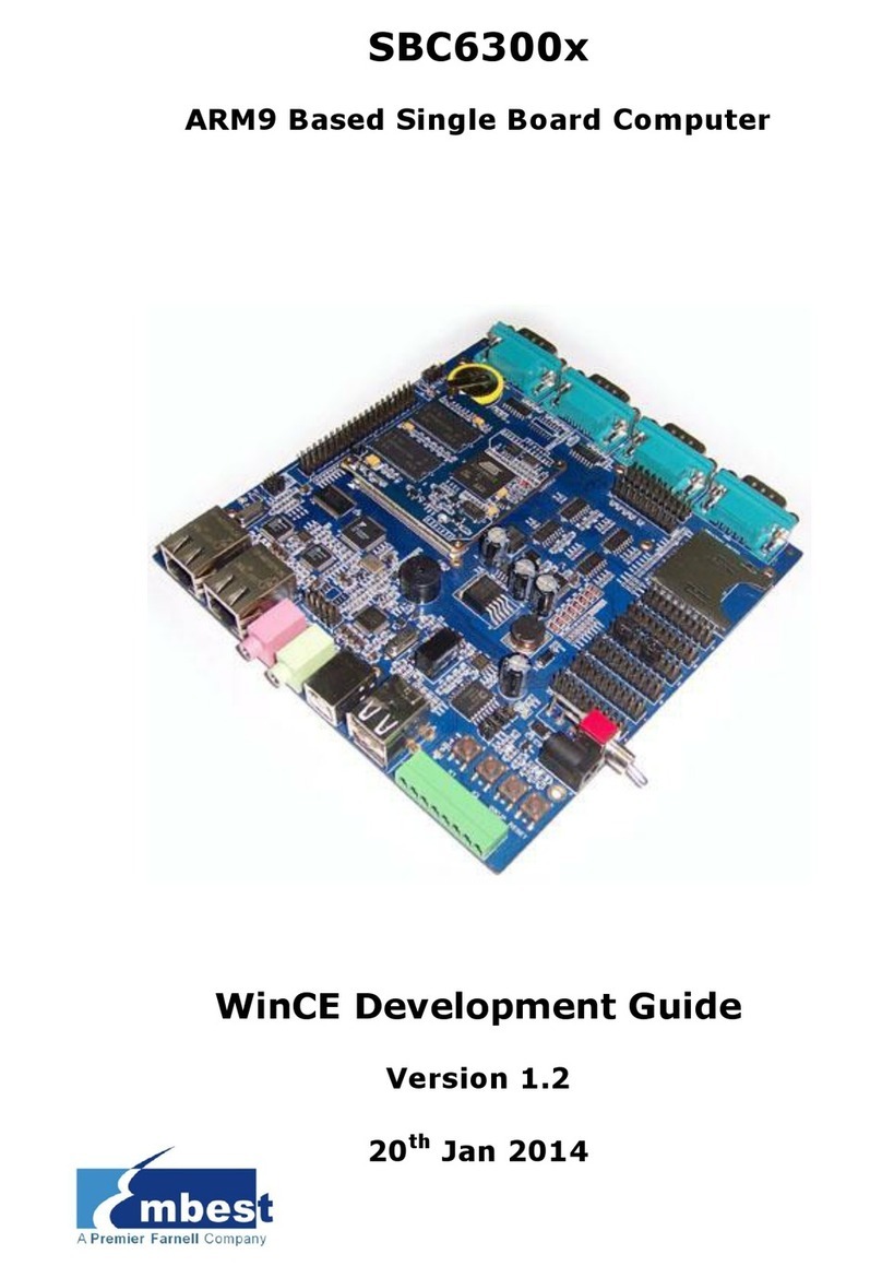 Embest SBC6300x User manual
