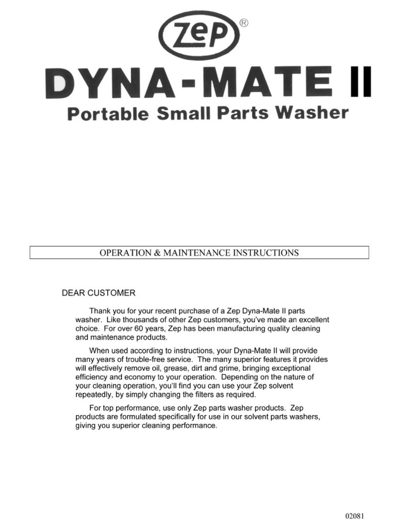 ZEP dyna-mate 2 Operating & maintenance instructions