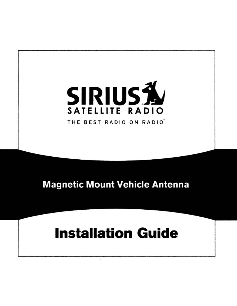 Sirius Satellite Radio 220 SUVA installation guide