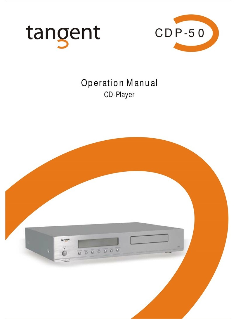 Tangent CDP-50 Operation manual