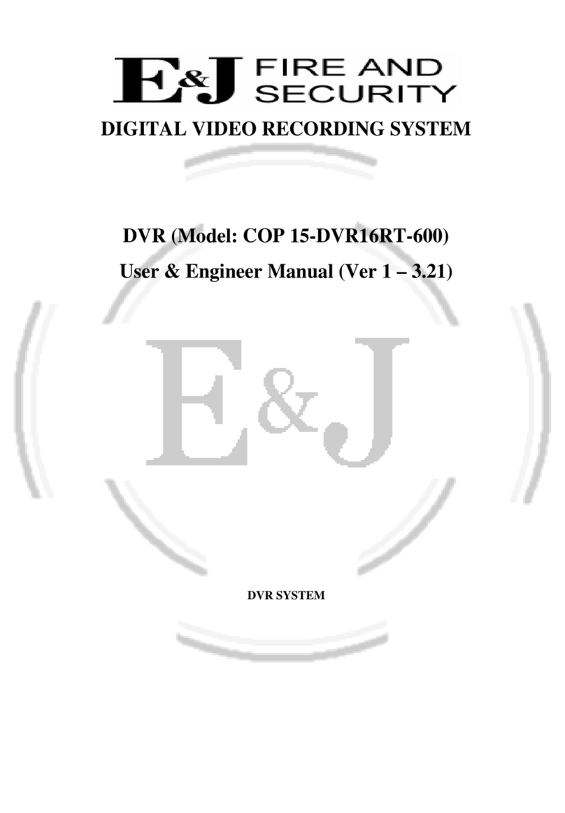 E&J COP 15-DVR15RT-600 User & engineer manual