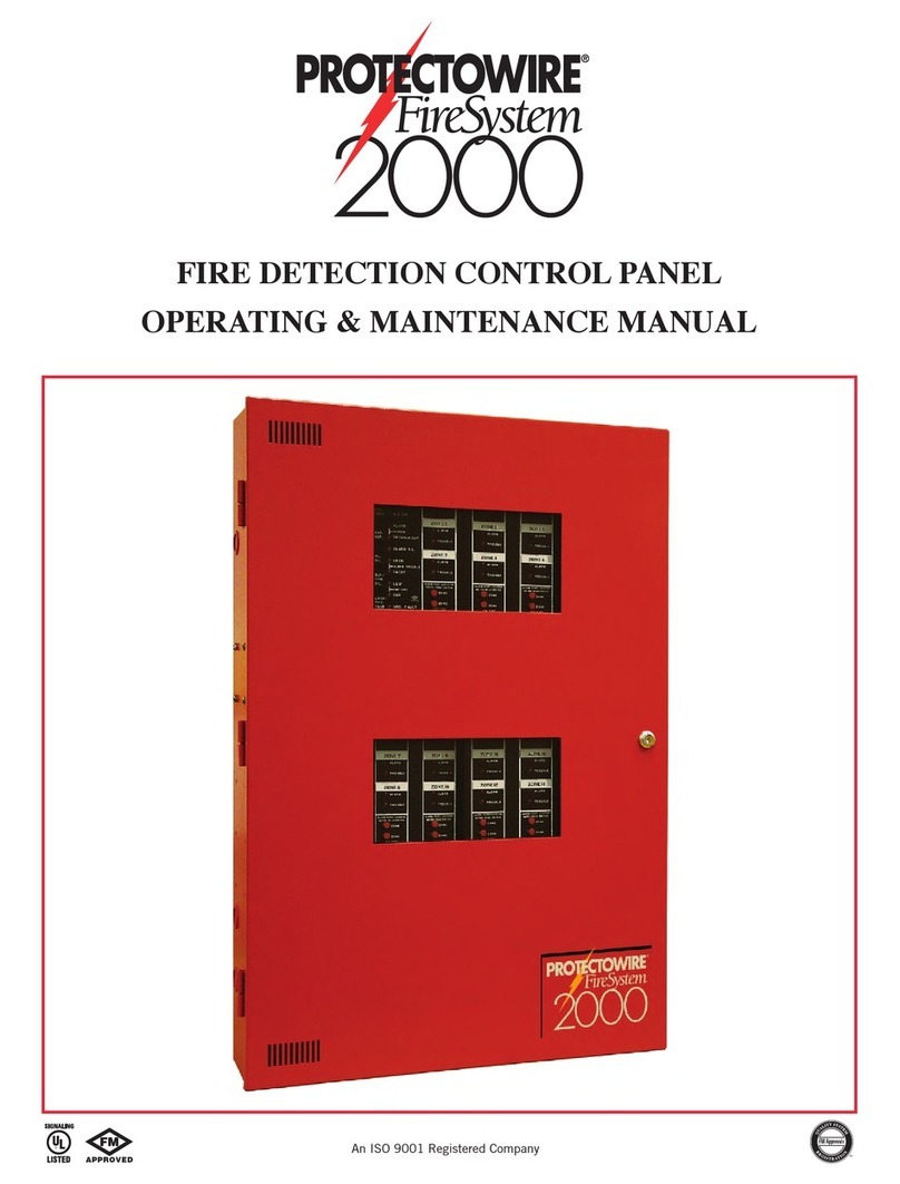 Protectowire 2000 FireSystem operating & maintenance manual Protectowire 2000 FireSystem operating & maintenance manual