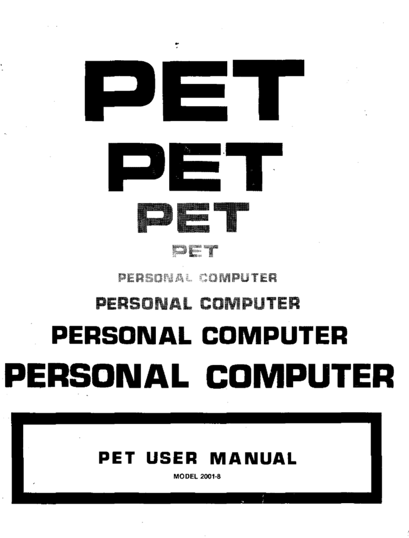 Commodore 2001-8 User manual