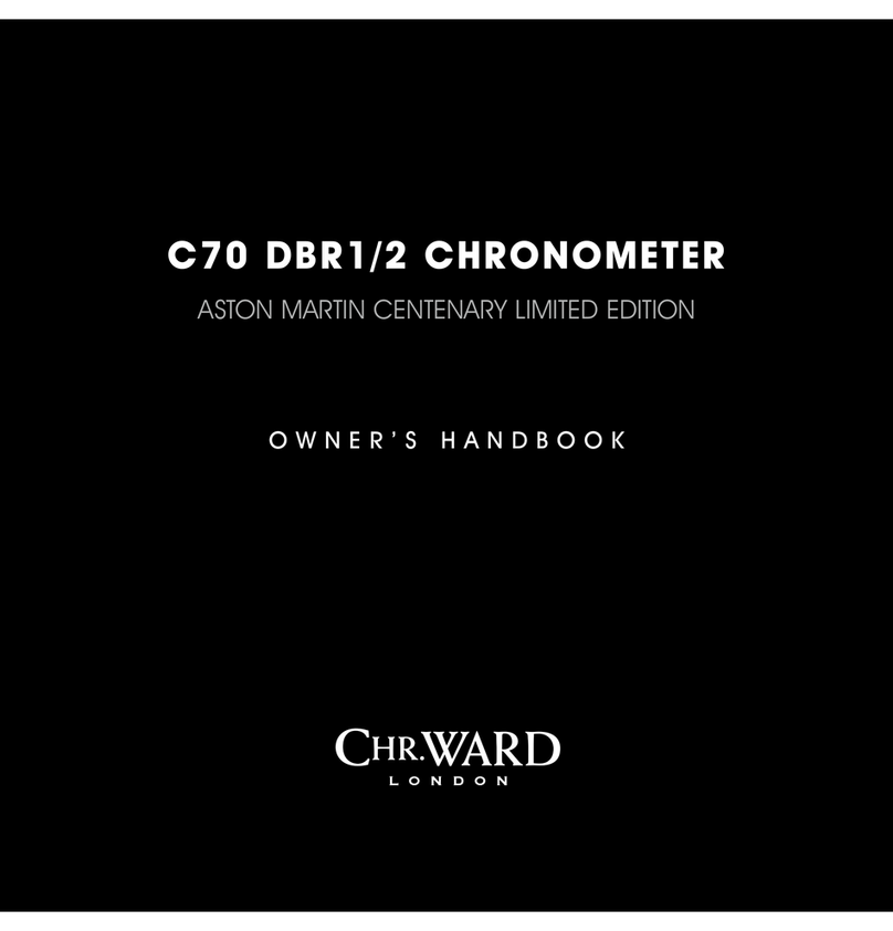 Christopher Ward C70 DBR1/2 User guide