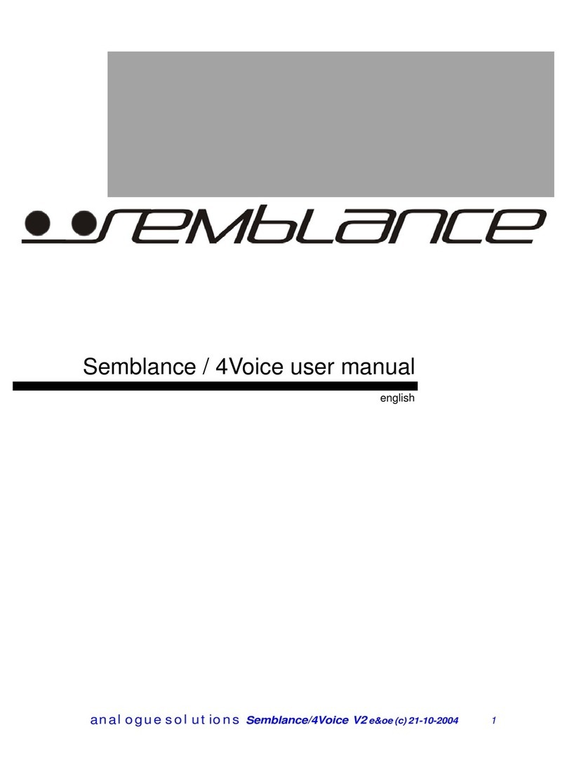 Analogue Solutions 4Voice User manual