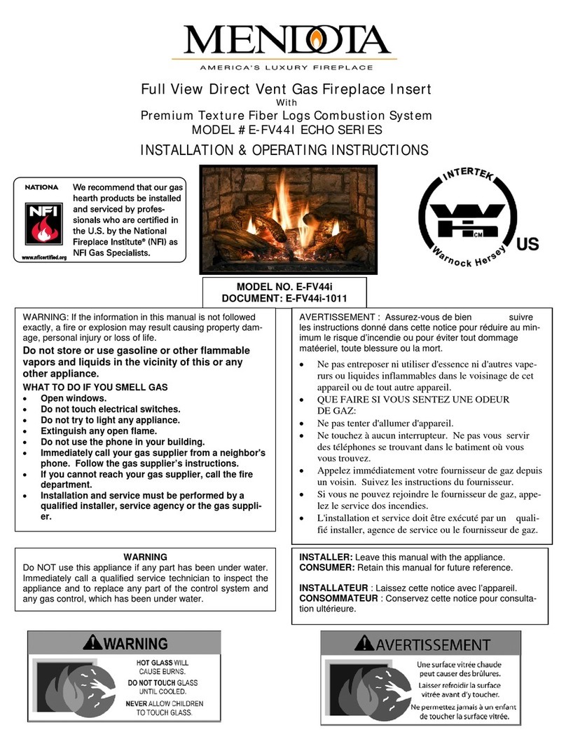 Mendota E-FV44I ECHO SERIES Installation & operating instructions Mendota E-FV44I ECHO SERIES Installation & operating instructions