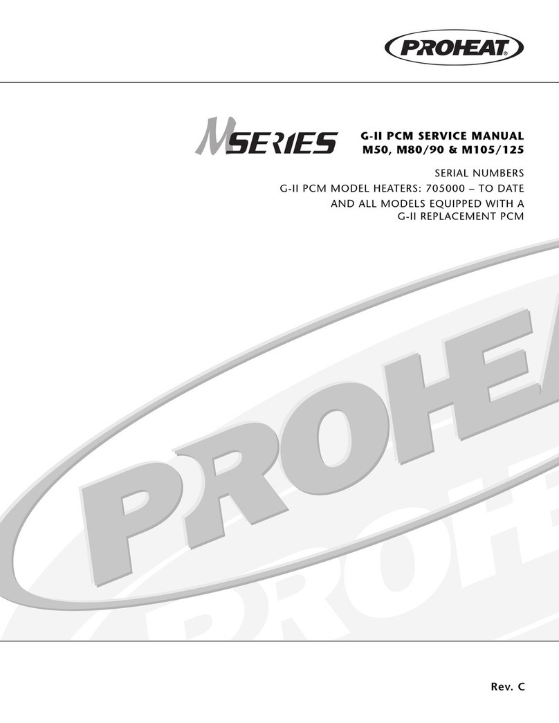 Proheat M50 G-II PCM Service manual