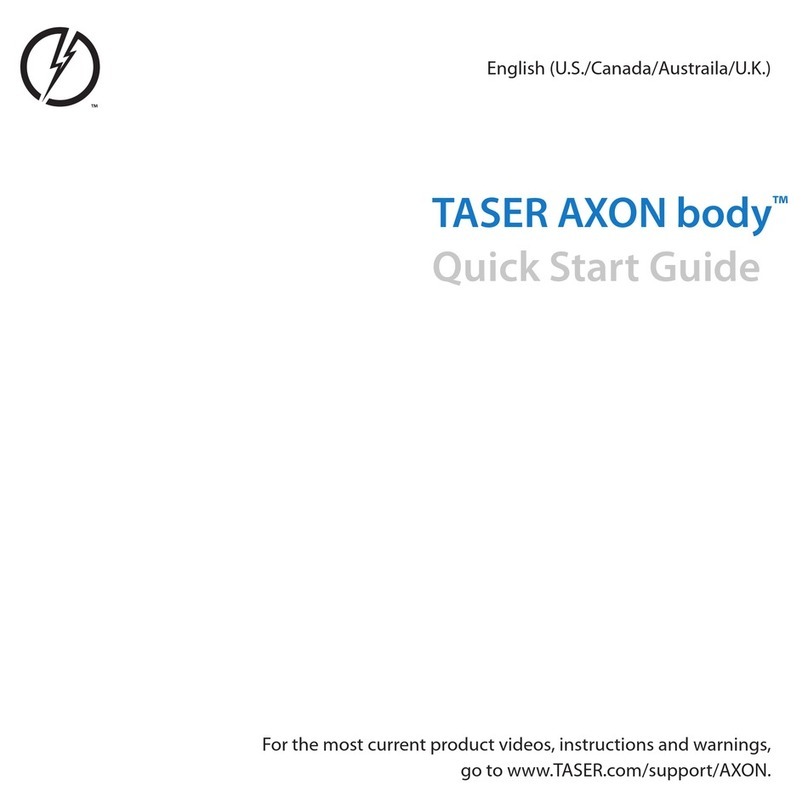 Taser AXON body User manual